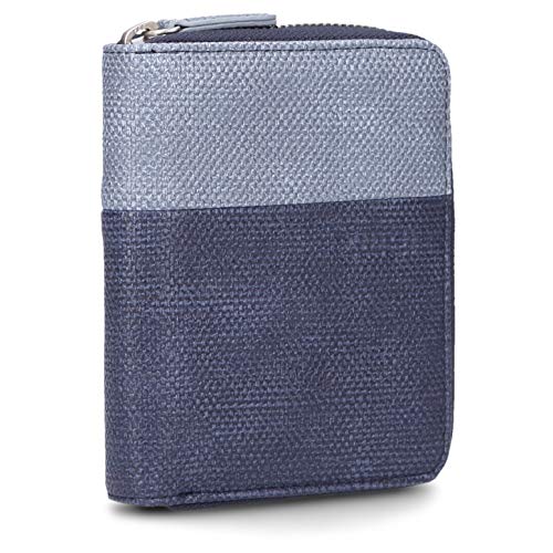 Preisvergleich Produktbild zwei Eva EVW10 Börse 13 cm Canvas-Blue