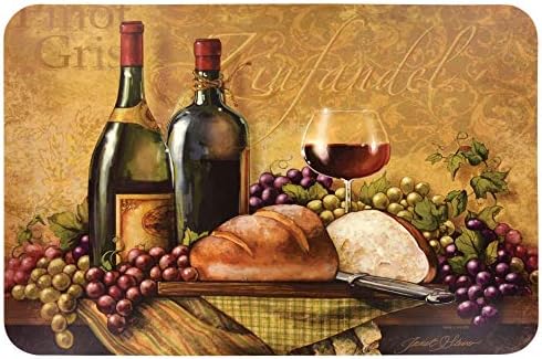 Wine Themed Plastic Placemats - Set of 4