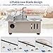 Mini Table Saw for Crafts Portable Precision Table Saw,96W mini Desktop Electric Saw 7 Speed Adjustable,DIY Model Crafts Cutting Tool for Wood Plastic Acrylic Cutting