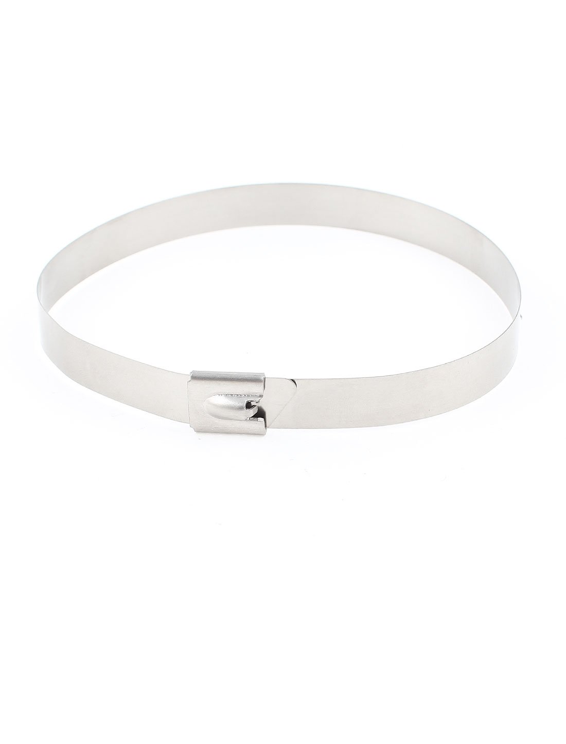 Aexit 30pcs Stainless Hose Clamps Steel Zip Cable Ties 4.6mmx100mm for Snap Grip Hose Clamps Exhaust Header