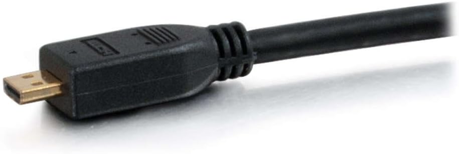 C2G 82005 2M High Speed HDMI Cable with Ethernet - 4K Ultra HD HDMI Lead Compatible with UHD 2160P HD Video, 1080P, 3D, Ethernet, Smart TV and Games Consoles. Xbox/PS4, Black