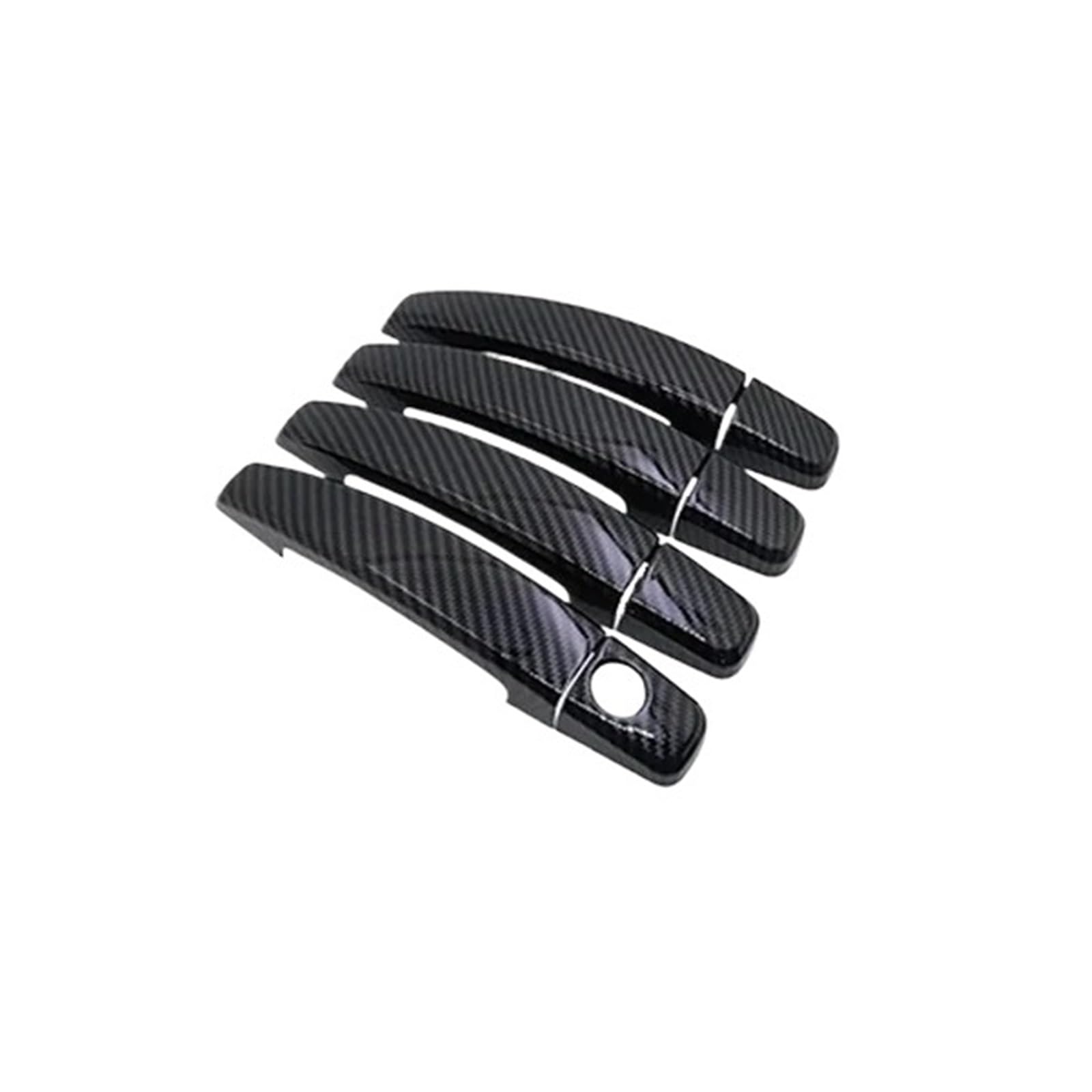 Rcuihgfb Carbon Fibe2 Door Handle Shell Compatible With Chevrolet For Captiva Sport Car Door Handles Exterior Scratch Protective Decor Cover(Carbon Fibe2)