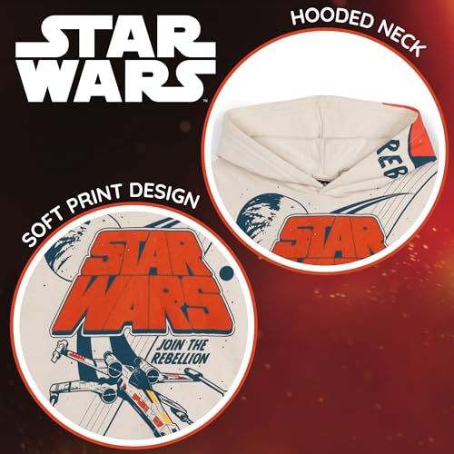 Image of STAR WARS Fleece Pullover Hoodie Little Kid to Big Kid Sizes (4-18-20)