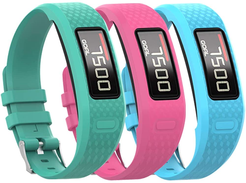 Tyogeephy Strap for Garmin Vivofit 1/Vivofit2, Soft Silicone Replacement Watch Band for Garmin Vivofit 1/Vivofit 2 Activity Tracker, Small, Large