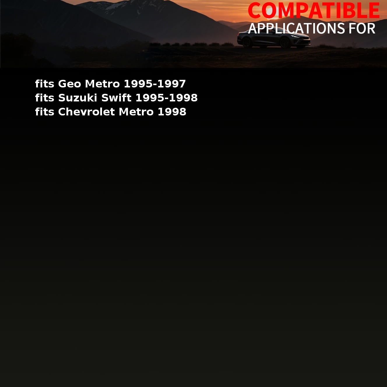 Speedometer Cable fits Chevrolet Metro 1998 fits Geo Metro 1995 1996 1997 fits Suzuki Swift 1995 1996 1997 1998 1 PCS