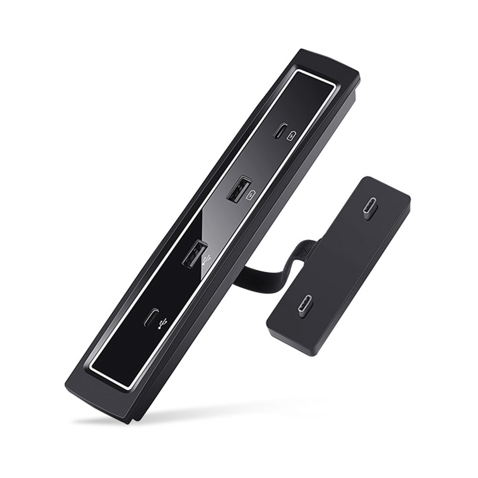 4 Port 27W Schnelllade-Splitter Glovebox-USB-Hub-Dockingstation Shunt Hub für 3 / Y Auto-Innenzubehör