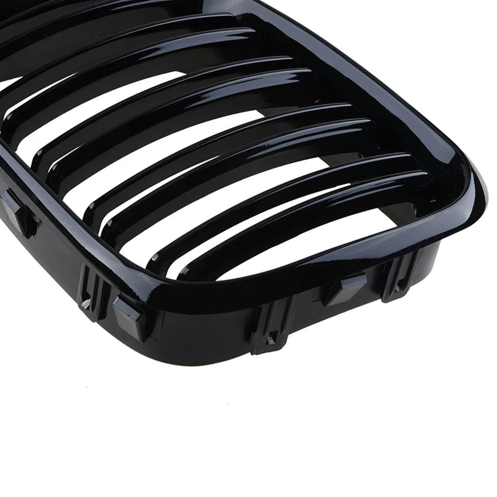 Auto Front Niere Kühlergrill Haube Grills Front Niere Diamant Kühlergrill Auto Styling passt für BMW E53 X5 2000-2003 [51138250052, 51138250051]