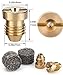 1.1 mm Orifice for Foam Cannon Nozzle Tips, Foam Cannon Orifice 1.1 mm for Snow Foam Lance Blaster, Brass Foam Cannon Tip for Pressure Washer Foam Cannon Parts