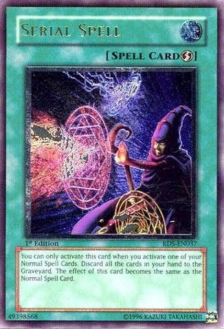 Yu-Gi-Oh! - Serial Spell (RDS-EN037) - Rise of Destiny - Unlimited Edition - Ultimate Rare