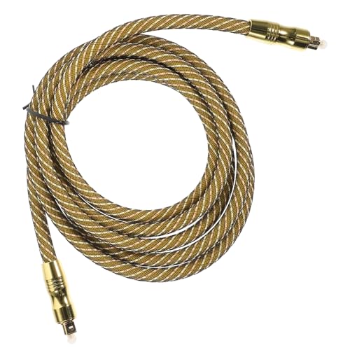 Mikinona Digital Optical Audio Cable Square Head Male to Male Cord for Sound Bar Tv Home Theater Fiber Optic with Pmmc Core Soft Bendable Wire Scratch and Shock Resistant