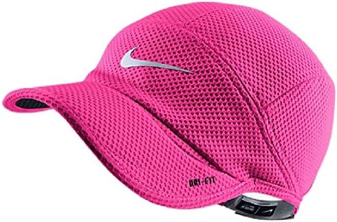 Amazon ナイキ Nike ランニング キャップ マラソン 帽子 メンズ レディース 男女兼用 メッシュ Dry Fit 軽量 5787 639 Hピンク キャップ 通販