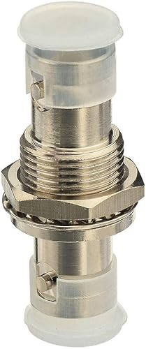 Miniatura 8 de Bingfu Adaptador de conector coaxial BNC hembra a BNC hembra de 50 ohmios, paquete de 2 unidades para sistema de micrófono inalámbrico, receptor CB,