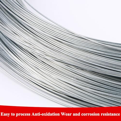 Alambre de Hierro Galvanizado de 0.4mm de Diámetro, 2.5Kg, Cinta de alambre metálico para Artesanías, DIY y Ropa miniatura 7