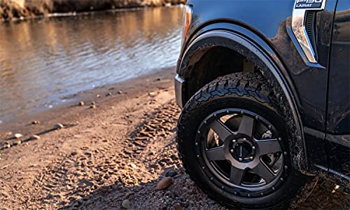 Bushwacker OE Style Factory Front Fender Flares | 2-Piece Set, Black, Smooth Finish | 20115-02 | Fits 2018-2020 Ford F-150