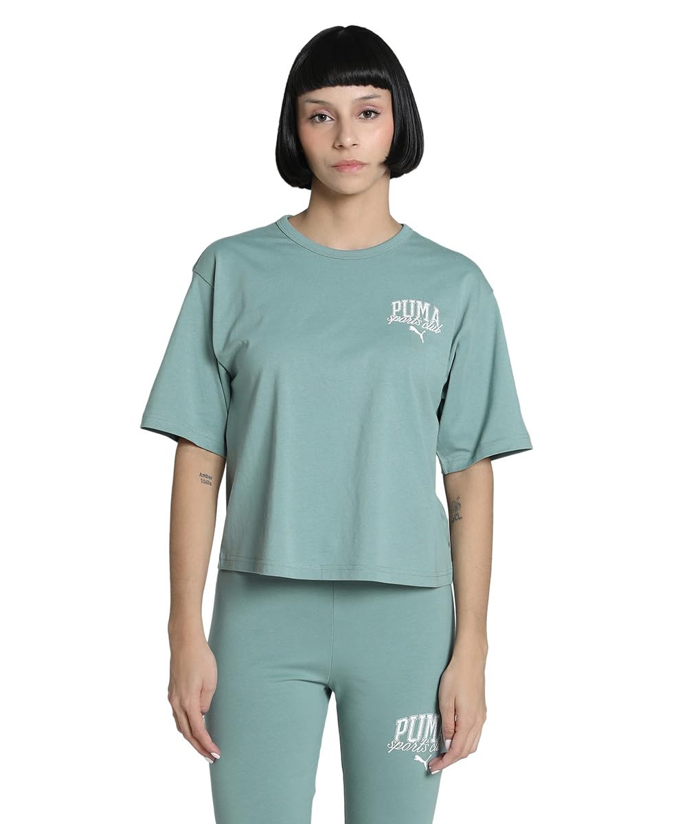 Class Relaxed Crop Kadın Siyah Günlük Stil T-Shirt 68503001