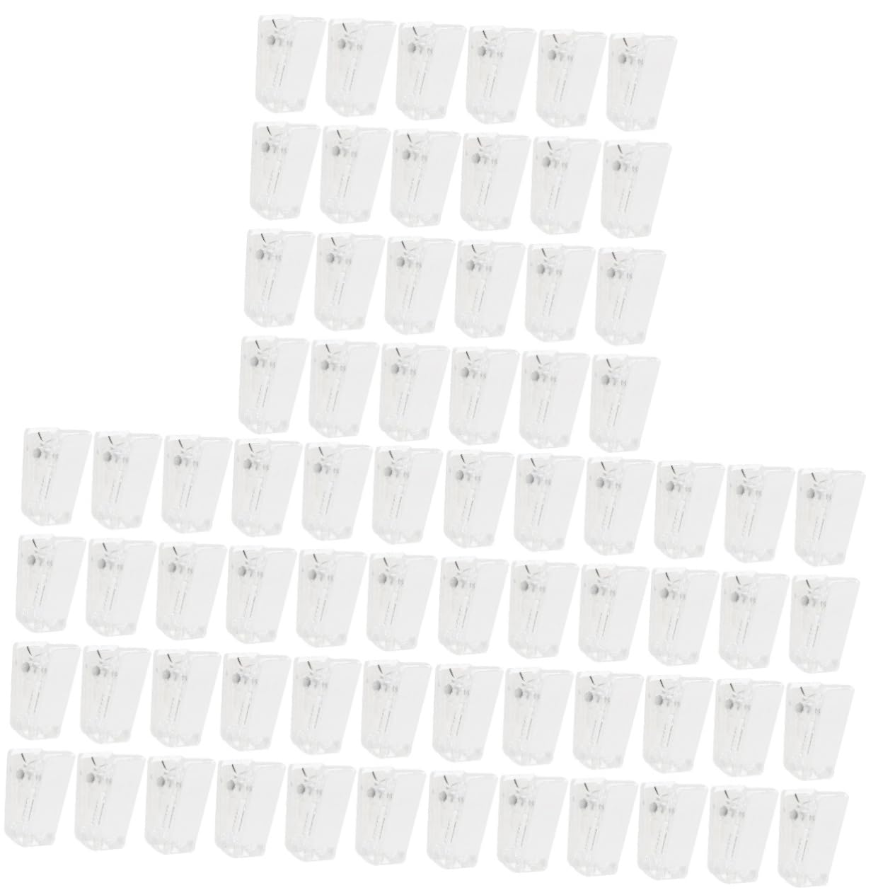 SHINEOFI 3 Set Di Clip Per Cartellini Con Porta Badge in Plastica Clip Adesive Da Parete Per Tessere Identificative Articoli Essenziali Per Fiere 50 Pezzi*3