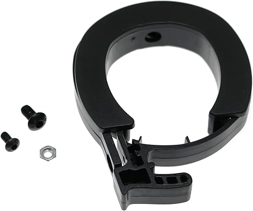 Anillo de bloqueo redondo delantero Anillo de protección plegable para Segway Ninebot MAX G30 Scooter eléctrico Partes, negro