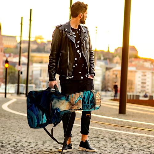 JRHEJTHH Housse de guitare acoustique imperméable et pliable avec bandoulière réglable pour guitare acoustique de 101,6 cm, 104,4 cm, 106,7 cm d’épaisseur, rembourrage animal, motif élan, - Les Beatles, Paul McCartney, John Lennon, RIngo Starr, George Harrison JRHEJTHH Housse de guitare acoustique imperméable et pliable avec bandoulière réglable pour guitare acoustique de 101,6 cm, 104,4 cm, 106,7 cm d'épaisseur, rembourrage animal, motif élan, – Image 7