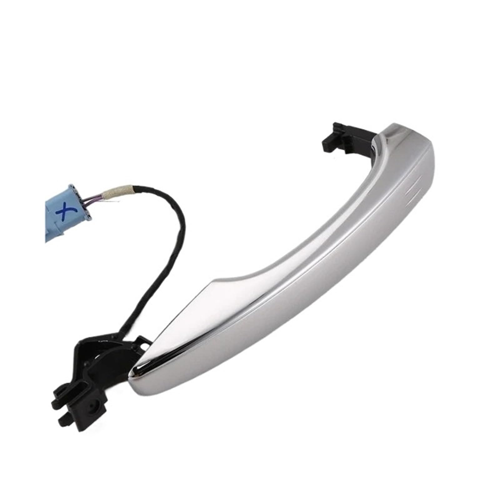DUHNXUJ Car Door Handle for Citroen for C5 C6 Exterior Door Handles Inductive Handle(Silver A)