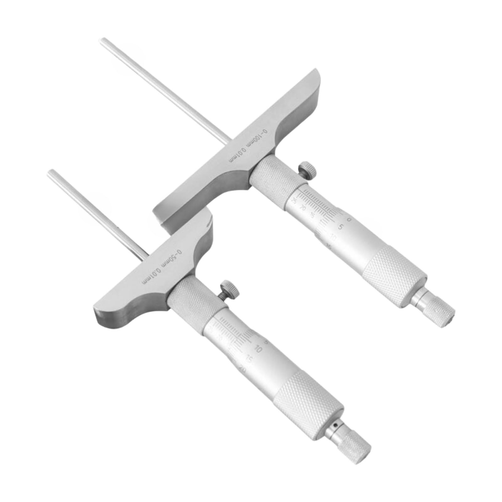 Precyzyjny przyrząd pomiarowy, 0-25 mm, płaskie końcówki(Depth 0-50mm Flat Tip)
