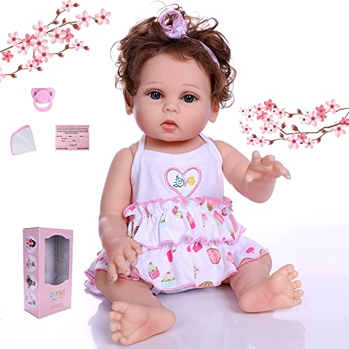 ZIYIUI Bambole Reborn 19 Pollici 48 cm Realistico