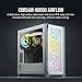 Corsair 4000D Airflow Tempered Glass Mid-Tower ATX PC Case - White