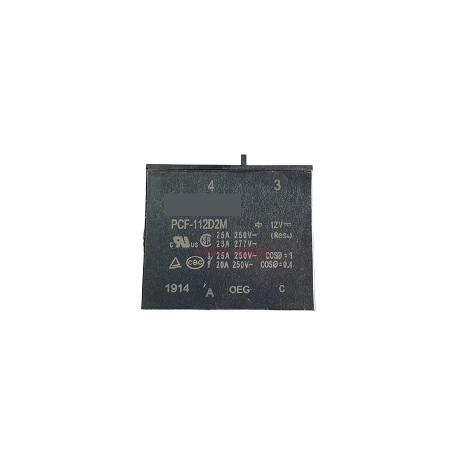 Relais PCF-112D2M 12VDC 20A pour carte principale de climatiseur à fréquence fixe
