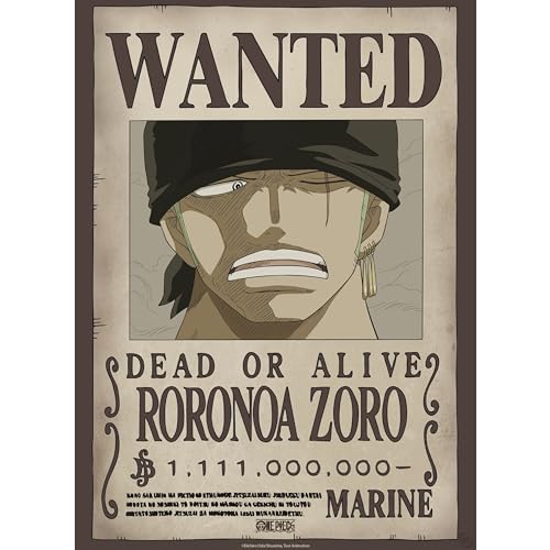 GB eye – Poster ONE PIECE Wanted (WANTED Zoro)