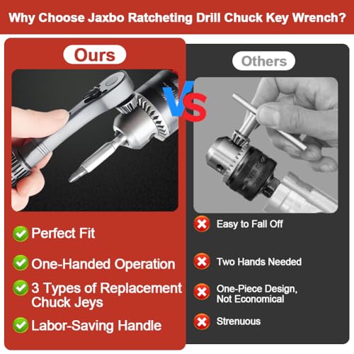 2PCS Ratcheting Drill Chuck Key Wrench 2-in-1 Mini Ratchet Drills Chuck Spanner - image 5