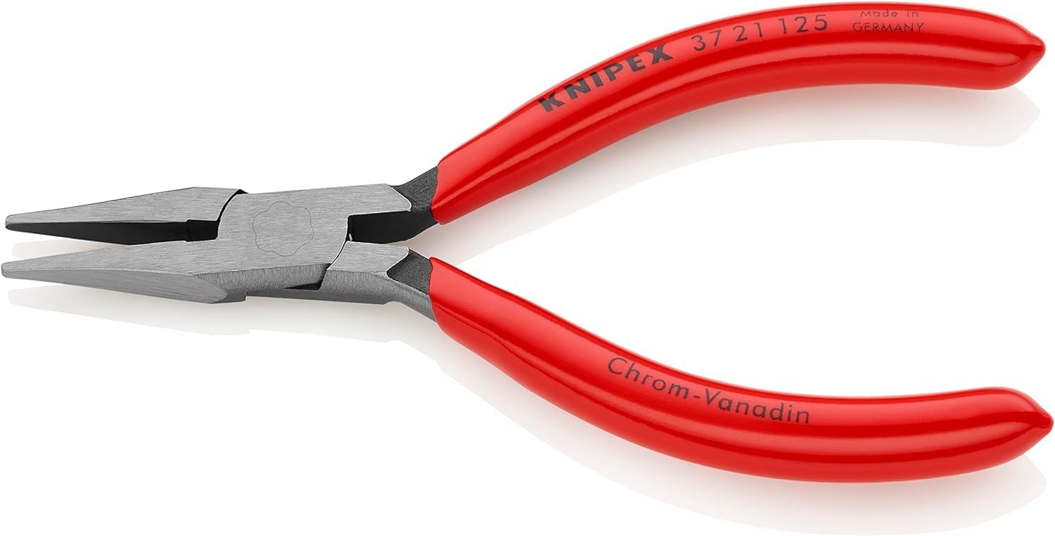 KNIPEX Szczypce chwytające dla mechaników precyzyjnych z tworzywa sztucznego, powlekane 125 mm, 37 21 125