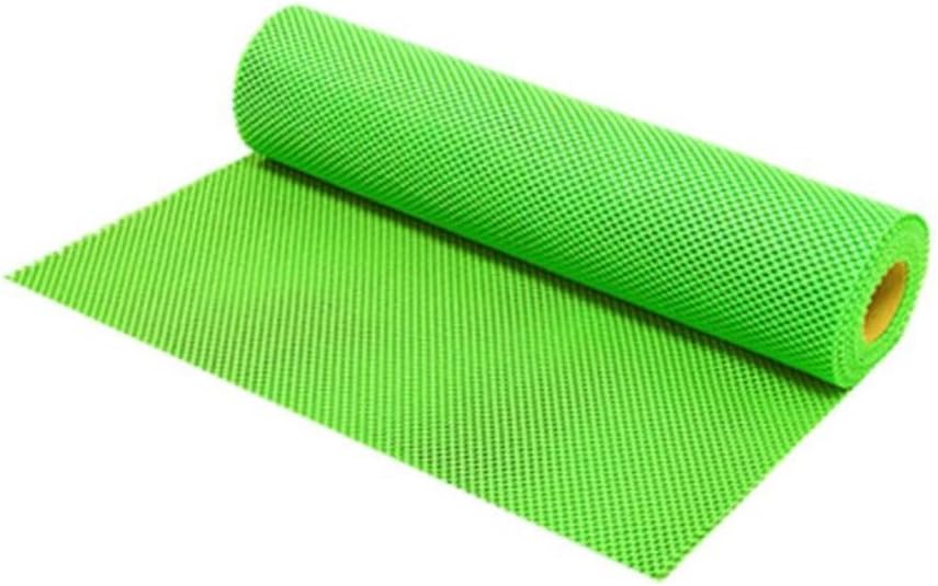 Shelf Liner, Shelf Fruit and Vegetable Non-Slip Mat Waterproof Fridge Pads Non-Adhesive Kitchen Cabinets Liner Vegetable Fruits Fresh Pad(Green,0.8x50m)