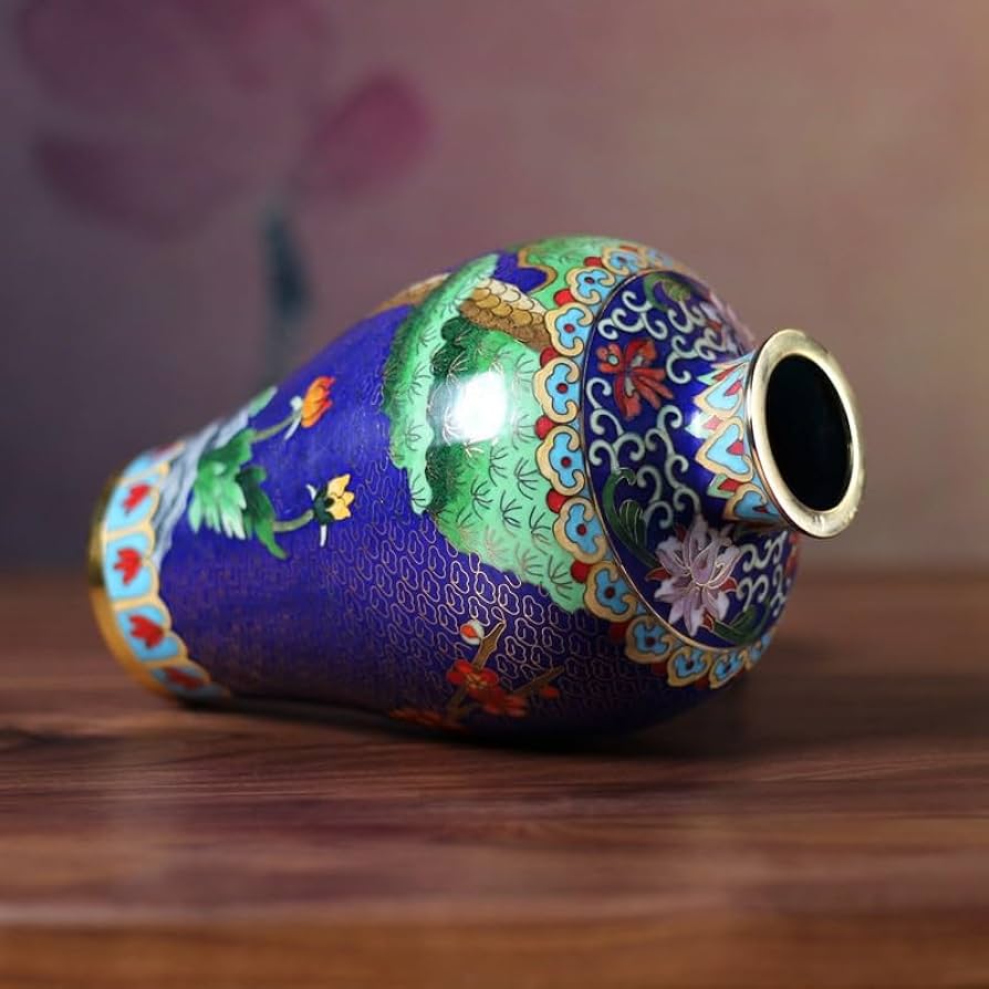 Amazon.co.jp: N/A 七宝花瓶銅タイヤワイヤーエナメルポリッシュ