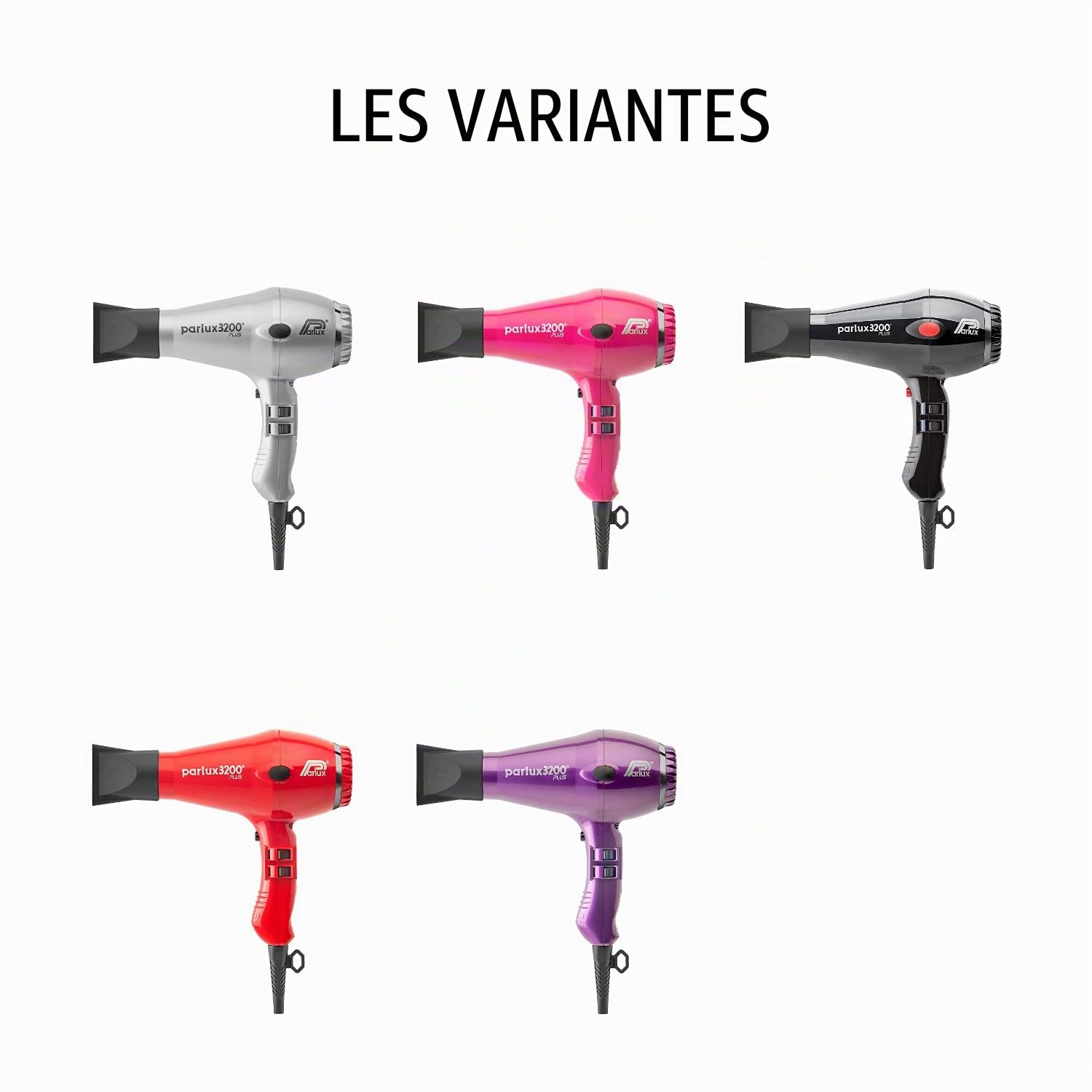 Parlux 3200 Plus Sèche-cheveux Argenté, 1 ml