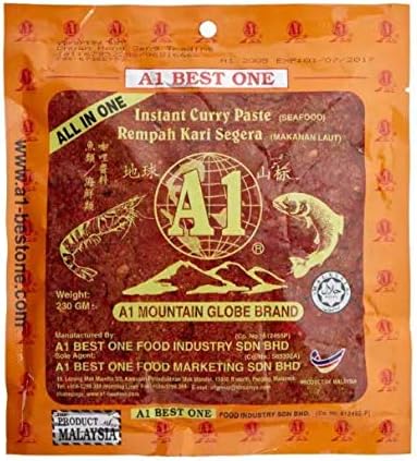 A1 Best One Instant Curry Sauce for Seafood (5 packs with free shipping)