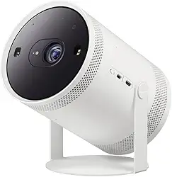 Samsung The Freestyle Projetor Smart Portátil, 30 a 100 polegadas, Plataforma Tizen, Som 360º, Gaming Hub, Bluetooth Branco