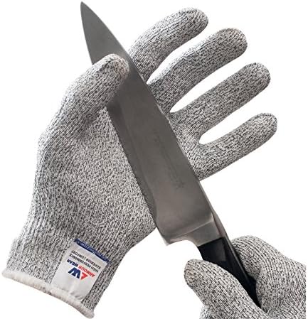 Armour Wear Cut Resistant Gloves - High Performance Level 5 Cut Protection, Food Grade. Size Medium.