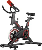 Bicicleta Ergométrica Bike Spinning – Bike Treino em Casa, Academia, Exercícios Cardio e Emagrecimento, Design Confortável e Ajustável, Vertical Silenciosa