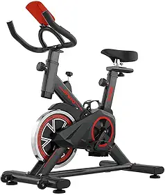 Bicicleta Ergométrica Bike Spinning – Bike Treino em Casa, Academia, Exercícios Cardio e Emagrecimento, Design Confortável e Ajustável, Vertical Silenciosa