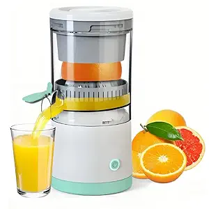 TRIDEO Rechargeable Citrus Juicer Wireless Portable Juicer Blender USB Charging Electric kiwifruit watermelon and even pomegranates school office camping_SA049
