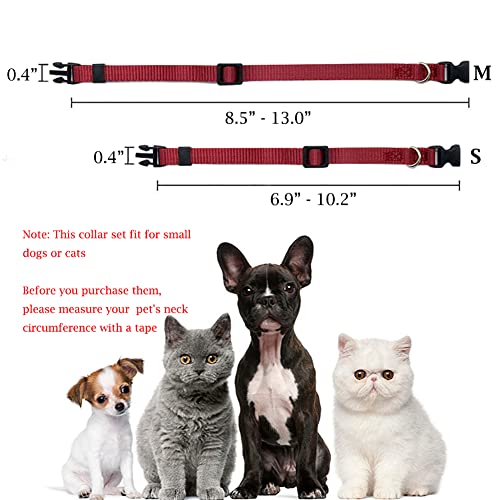 Jiangyanus Puppy Collars For Litter - 15 Pcs Assorted Colors Puppy Id Collars Whelping Super Soft Nylon Whelping Puppy Id - Adjustable Breakaway Litter Collars Pups With 6 Record Keeping Charts #TOP1