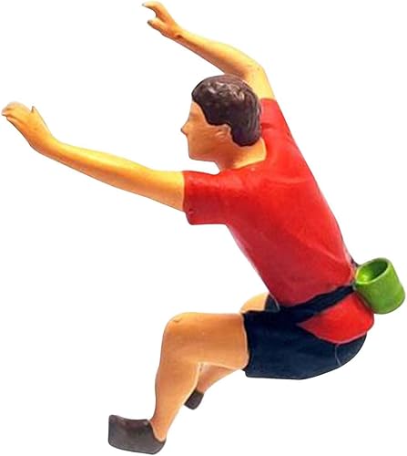 Miniatura 7 de MYCENSE Figura de modelo de resina 187, modelo trenes de personas, figuras coleccionables en miniatura para casa de muñecas, paisaje, diorama,