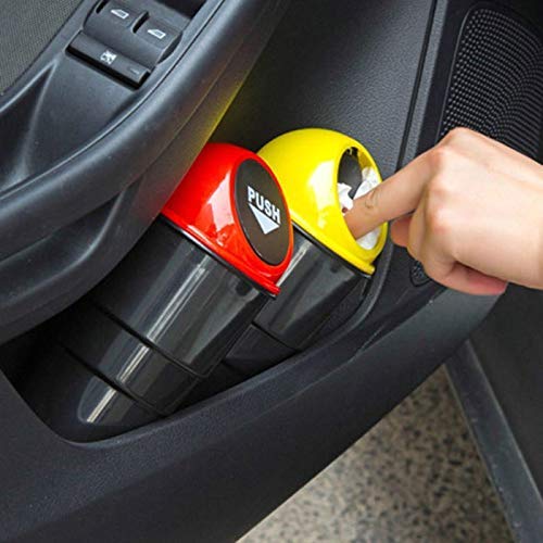 SKYUNION™ Mini Car Trash Bin Can Holder Dustbin for Home Office Mini Trash | Garbage | Dust Bin | Car Accessory | Car Accessories(Multi-Color) (2)-image-45