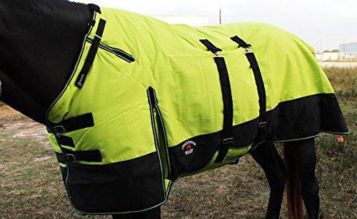 Image of Challenger 1200D Turnout Waterproof Horse Winter Blanket Heavy Belly Band 575B