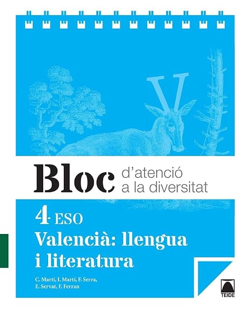 Portada de Bloc Llengua i Literat 4º ESO Quadern Val Ed 2016