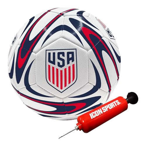 Image of Icon Sports Officially Licensed US Soccer Federation Soccer Ball