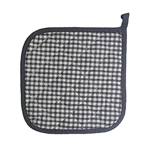 Pot Holders for Kitchen Cotton Potholers with Great Heat Resistance Hot Pads Trivets for Cooking and Baking Set of 2 Grey