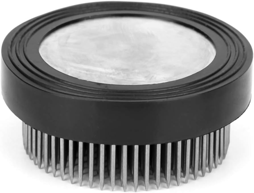 TOPINCN Stainless Steel Ikebana Kenzan Round Needle Point Holder Flower Holder Decoration Flower Arrangement Tool(74mm)