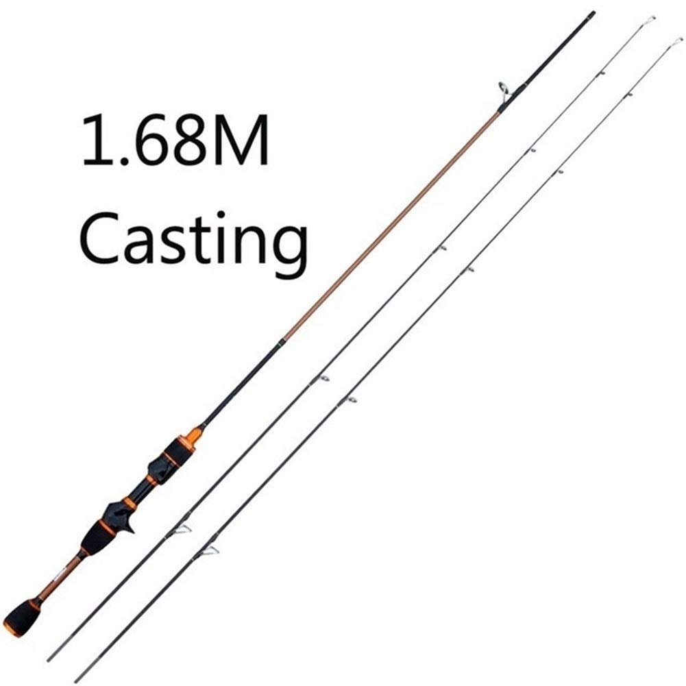 Caña de Pescar con Mosca Varilla de 1,8 m .68m0.8-5g Ultraligero Giro Roces Ultra Ligero Pesca del Bastidor Rod