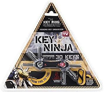 Key Ninja - Organize Up To 30 Keys, Dual LED Lights, Built In Bottle Opener NOW IMPROVED2 units
