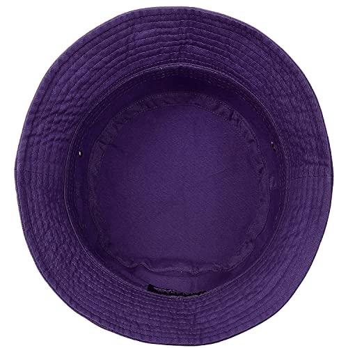 Image of Falari Men Women Unisex Cotton Bucket Hat 100% Cotton Packable for Travel Fishing Hunting Summer Camp